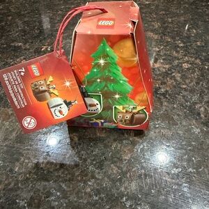 LEGO Snowman and Reindeer Duo Holiday Ornament Set